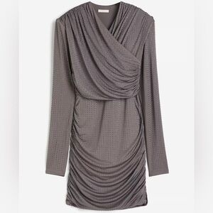 H&M Rhinestone Embellishment Mini Dress